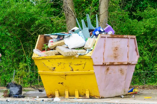 Furniture clearance process in a Finsbury Park home