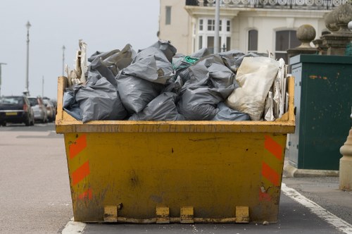 Residential home clearance process in action