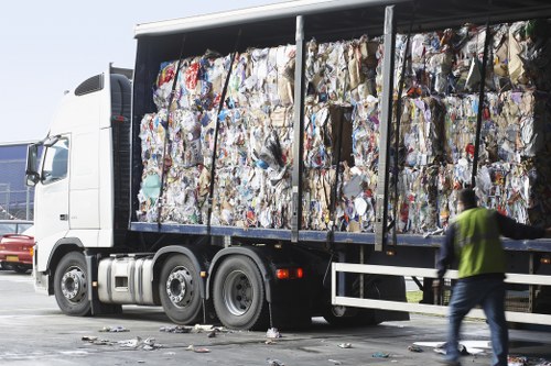 Final cleanup after house clearance in Finsbury Park